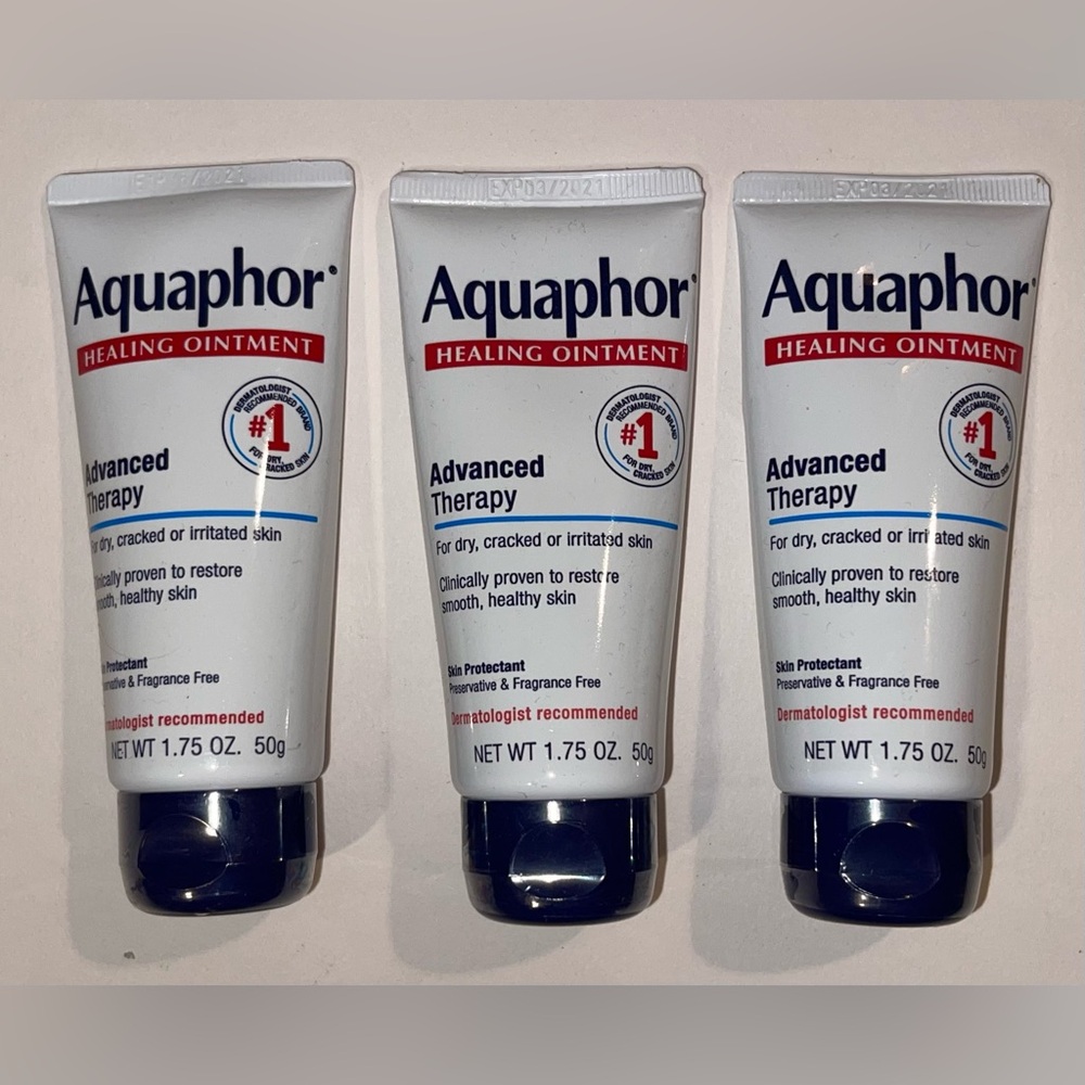Aquaphor Healing Ointment Set of 3, 1.75 oz. Tubes 5.25 oz. Total